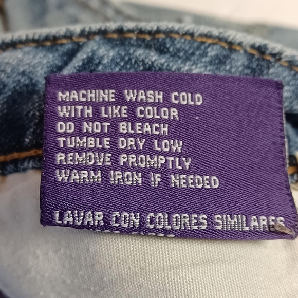 Vigoss Women Size 11 New York Boot Denim Jeans Distressed Medium Wash - Picture 6 of 8